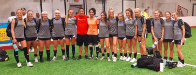 pakistan women s football team captain hajra khan trains in us to expand experience pakistan women s football team captain hajra khan trains in us to expand experience