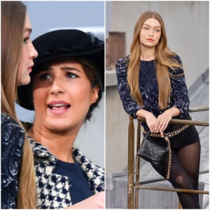 gigi hadid confronts woman who hilariously gatecrashes paris fashion week gigi hadid confronts woman who hilariously gatecrashes paris fashion week