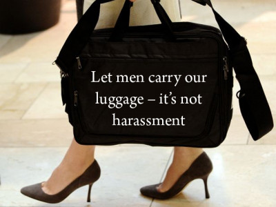 i am a pakistani woman and there is nothing wrong in letting men help me carry my luggage