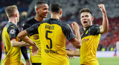 dangerous hakimi brace gives dortmund win at slavia prague