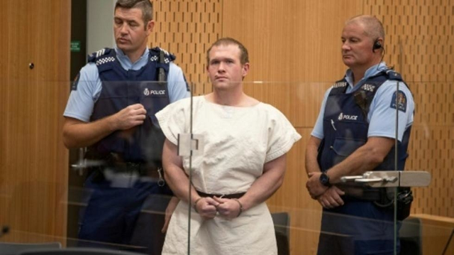 brenton tarrant charged for murder in relation to the mosque attacks is seen in the dock during his appearance in the christchurch district court photo afp brenton tarrant charged for murder in relation to the mosque attacks is seen in the dock during his appearance in the christchurch district court photo afp