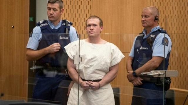 brenton tarrant charged for murder in relation to the mosque attacks is seen in the dock during his appearance in the christchurch district court new zealand march 16 2019 photo reuters