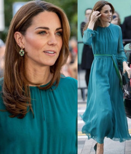 kate middleton s all green dress shows she is ready for her trip to pakistan kate middleton s all green dress shows she is ready for her trip to pakistan