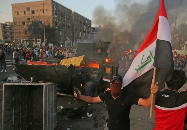 protesters gathered by truckfuls to vent their anger against corruption unemployment and poor services photo afp protesters gathered by truckfuls to vent their anger against corruption unemployment and poor services photo afp