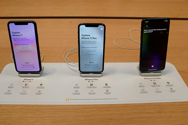apple iphone 11 039 s are pictured inside of the apple store on fifth ave in the manhattan borough of new york new york us september 20 2019 photo reuters