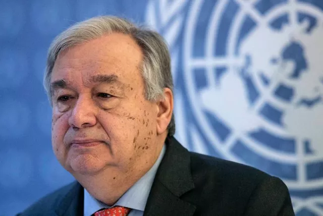 un secretary general antonio guterres photo afp un secretary general antonio guterres photo afp
