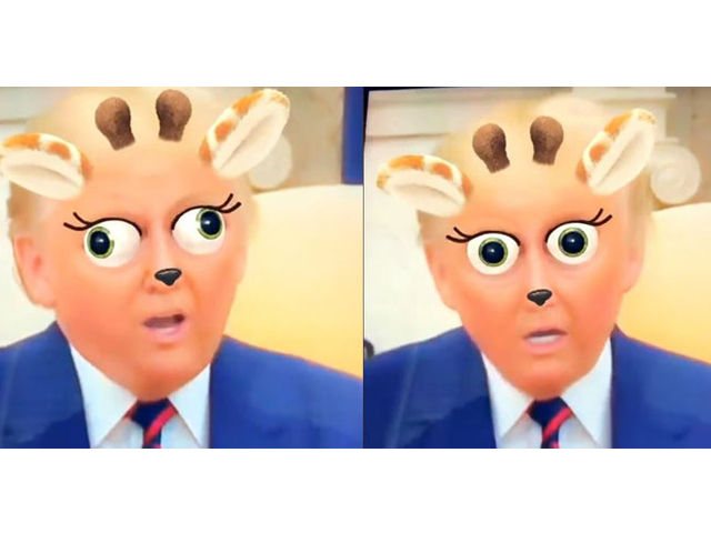 President Trump Snapchat filter is the funniest thing on the internet today