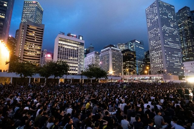 a file photo of the hong kong protests photo afp