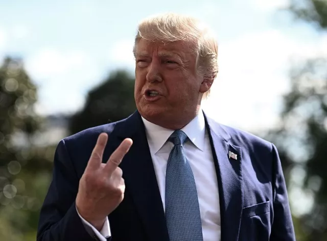 president donald trump pushes back at the allegations with no mention of the second whistle blower photo afp file president donald trump pushes back at the allegations with no mention of the second whistle blower photo afp file