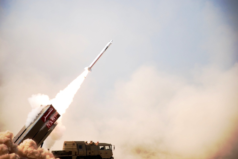 in this file photo a pakistani short range surface to surface missile hatf ix nasr is launched from a multi tube launcher in undisclosed location nasr with a range of 60 km and in flight manoeuvre capability can carry nuclear warheads of appropriate yield with high accuracy photo afp file