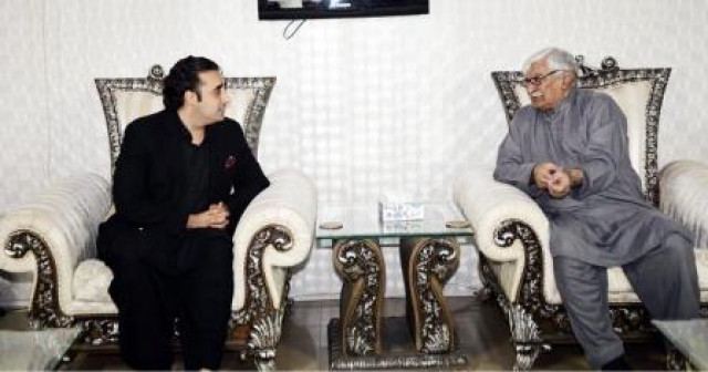 ppp chairman bilawal bhutto zardari and anp chief asfandyar wali during a meeting in islamabad photo sabah ppp chairman bilawal bhutto zardari and anp chief asfandyar wali during a meeting in islamabad photo sabah