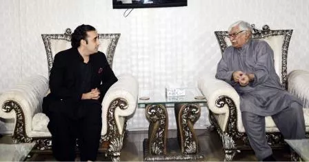 ppp chairman bilawal bhutto zardari and anp chief asfandyar wali during a meeting in islamabad photo sabah ppp chairman bilawal bhutto zardari and anp chief asfandyar wali during a meeting in islamabad photo sabah