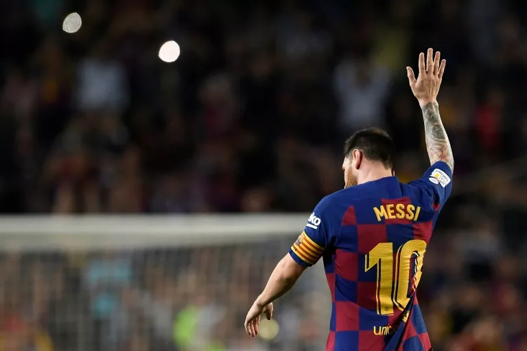 lionel messi scored his first goal of the season by curling in a brilliant free kick at camp nou photo afp lionel messi scored his first goal of the season by curling in a brilliant free kick at camp nou photo afp