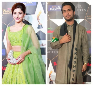 asim azhar mawra hocane make political statements via recent outfits asim azhar mawra hocane make political statements via recent outfits
