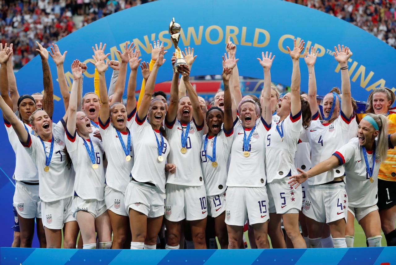 the team successfully defended its world cup title in july in france defeating the netherlands in the final photo reuters