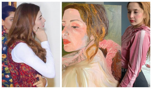 naimal khawar abbasi is quite a painter and we have proof