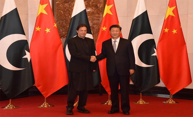 prime minister imran khan held a meeting with chinese president xi jinping in beijing photo radio pakistan