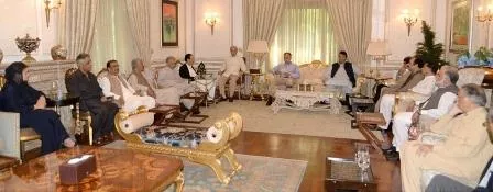 pml n president shehbaz sharif presides over party meeting in lahore photo nni pml n president shehbaz sharif presides over party meeting in lahore photo nni