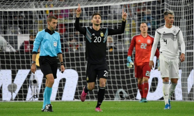 germans flew into a 2 0 lead with first half goals before lucas alario turned the game when he came on photo afp germans flew into a 2 0 lead with first half goals before lucas alario turned the game when he came on photo afp