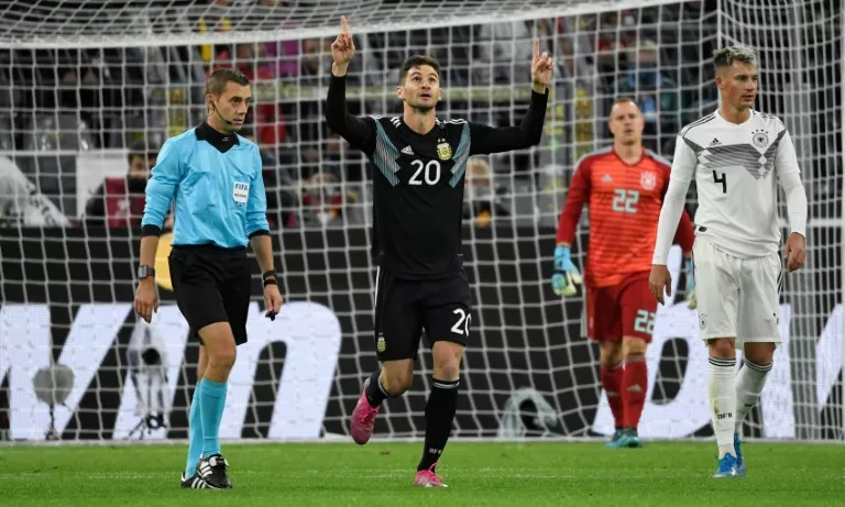 germans flew into a 2 0 lead with first half goals before lucas alario turned the game when he came on photo afp germans flew into a 2 0 lead with first half goals before lucas alario turned the game when he came on photo afp