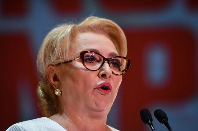 viorica dancila already under pressure over controversial judicial reforms says she is confident she will survive the no confidence vote despite the recent loss from her coalition of her government 039 s junior partner photo afp