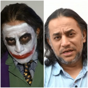 uae based pakistani man goes viral with eerie joker look uae based pakistani man goes viral with eerie joker look