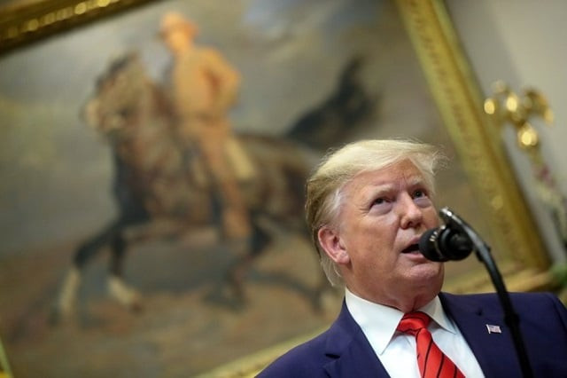 us president donald trump speaks to reporters at the white house in washington us october 9 2019 photo rueters us president donald trump speaks to reporters at the white house in washington us october 9 2019 photo rueters