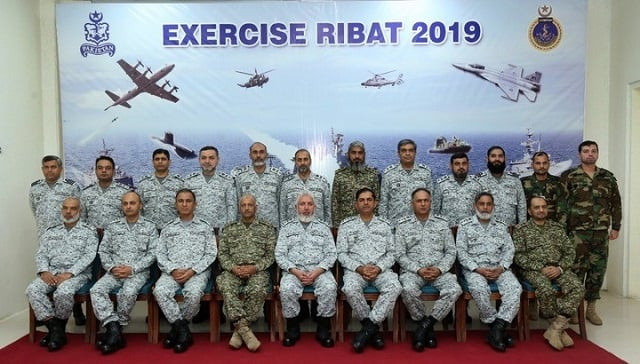 vice admiral kaleem shaukat addresses debrief session of ribat exercises in karachi photo pakistan navy vice admiral kaleem shaukat addresses debrief session of ribat exercises in karachi photo pakistan navy