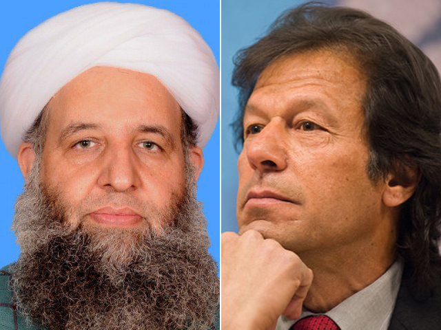 noorul haq qadri and imran khan file photos