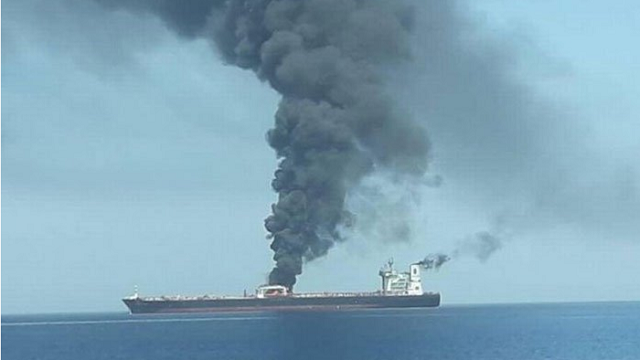 two missiles hit iranian oil tanker near jeddah state media