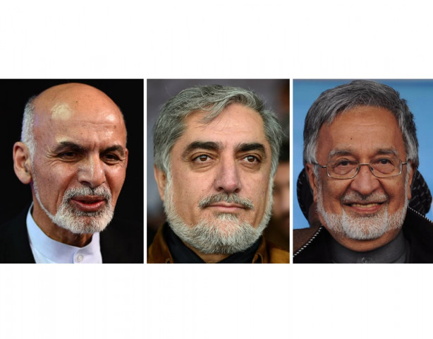 dr ashraf ghani ahmadzai l and rival dr abdullah abdullah r photo afp file dr ashraf ghani ahmadzai l and rival dr abdullah abdullah r photo afp file