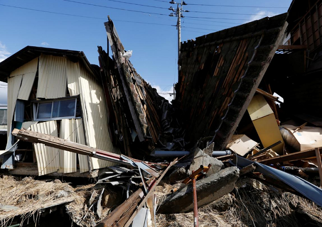 destroyed houses are seen in the aftermath of typhoon hagibis in koriyama fukushima prefecture japan photo reuters