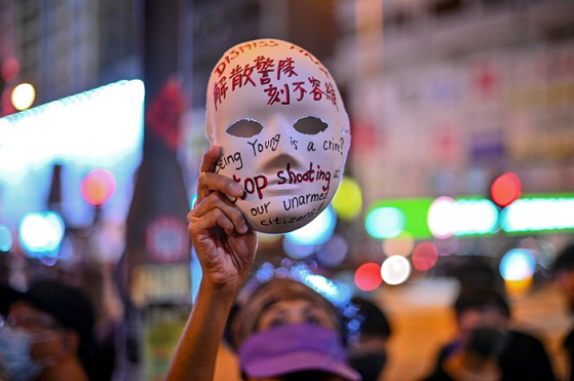 hong kong protests photo afp