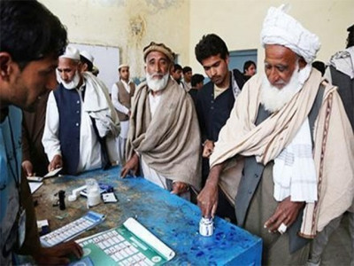 polling underway for ps 11 larkana by elections