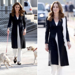 kate middleton cuts a stylish figure in monochrome kate middleton cuts a stylish figure in monochrome