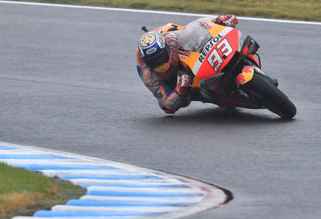 good company marquez will be joined in the front row by petronas yamaha srt riders morbidelli and quartararo who came in 0 132sec and 0 181sec later photo afp good company marquez will be joined in the front row by petronas yamaha srt riders morbidelli and quartararo who came in 0 132sec and 0 181sec later photo afp