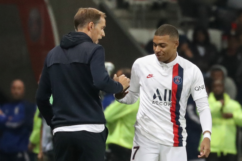 good comeback thomas tuchel threw on mbappe restricted to just two substitute appearances since august for the final eight minutes and psg made the most of their two man advantage photo afp