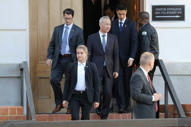 chinese vice premier liu he c said an 039 important foundation 039 has been laid for a partial trade agreement with the us photo afp chinese vice premier liu he c said an 039 important foundation 039 has been laid for a partial trade agreement with the us photo afp