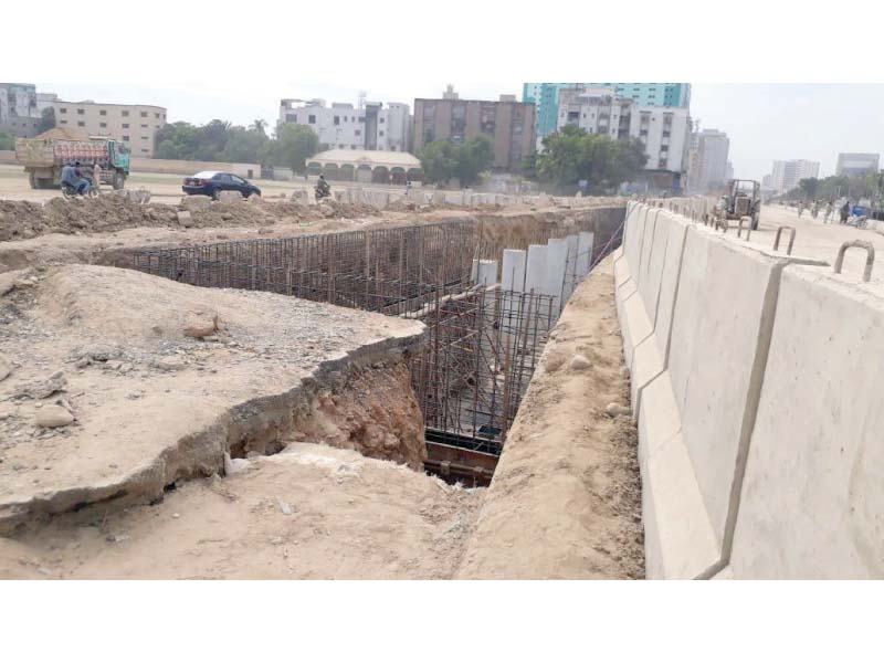 incomplete underpass in karachi forces change of chehlum plan yet again