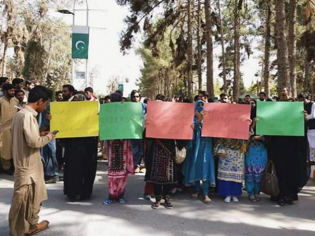 students protest against campus harassment photo express