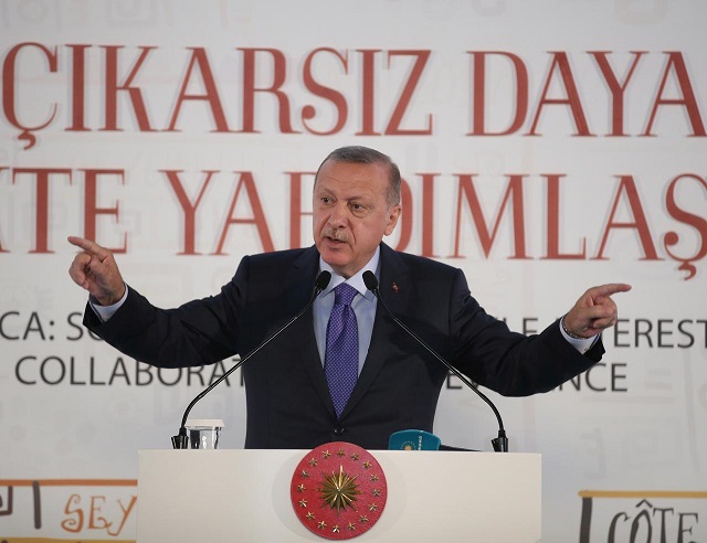 turkish president tayyip erdogan speaks during a meeting in istanbul photo reuters