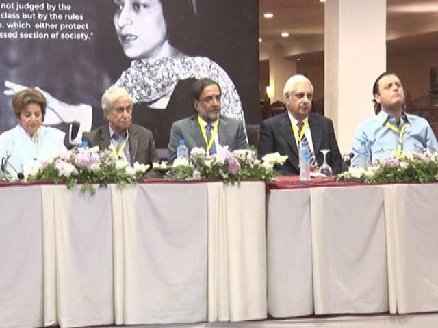 politicians lawyers and rights activists attend asma jahangir conference in lahore photo express politicians lawyers and rights activists attend asma jahangir conference in lahore photo express