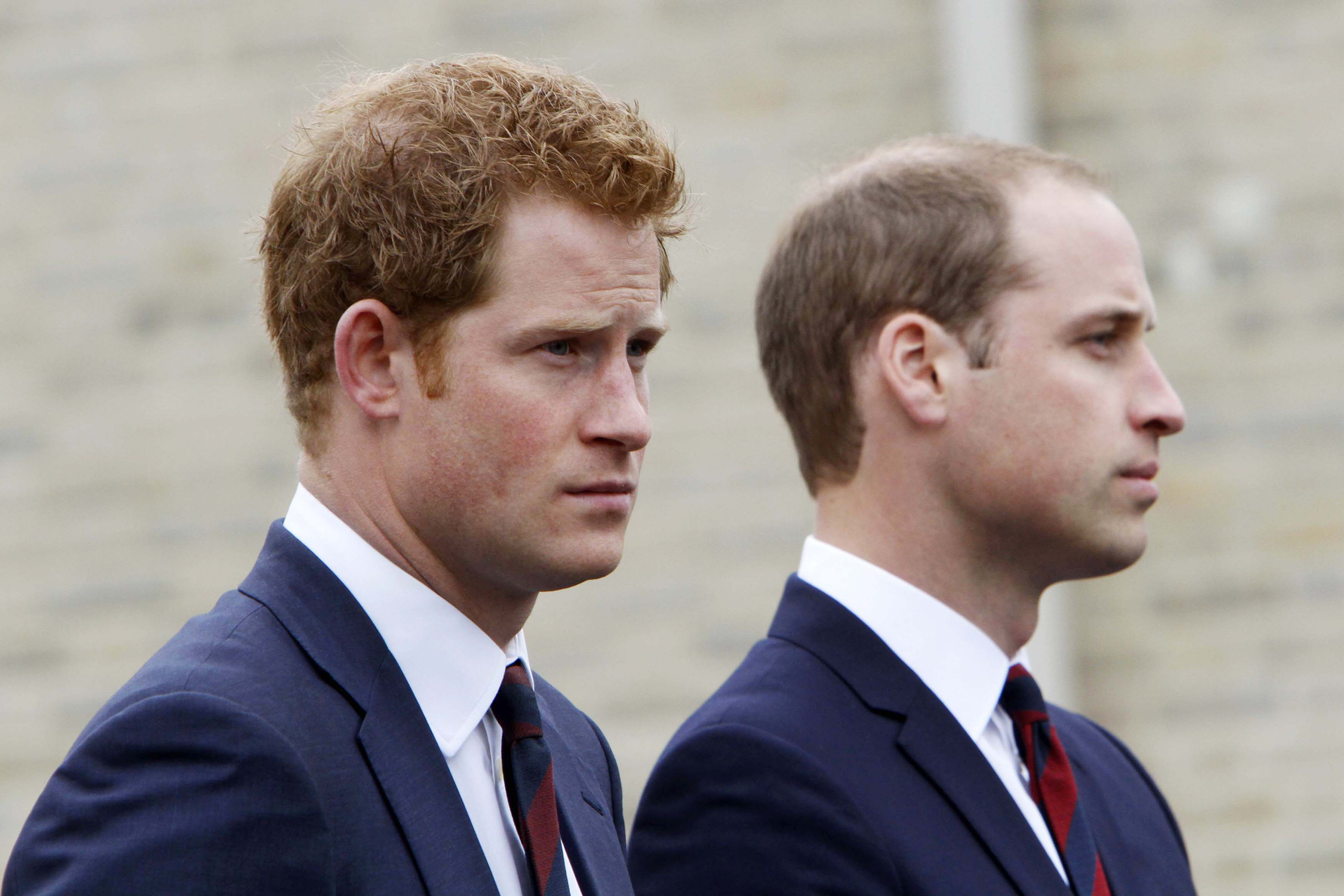 britain 039 s princes harry l and william attend the opening of the help for heroes recovery centre for injured service personnel at tedworth house in wiltshire south western england may 20 2013 reuters pool mark richards royals military   rtxztz8