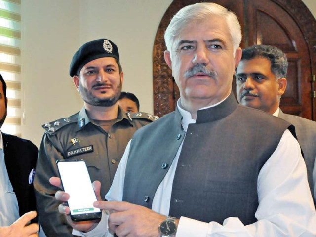 k p cm mahmood khan inaugurates the integrated rescue 1122 service in mobile app photo express k p cm mahmood khan inaugurates the integrated rescue 1122 service in mobile app photo express