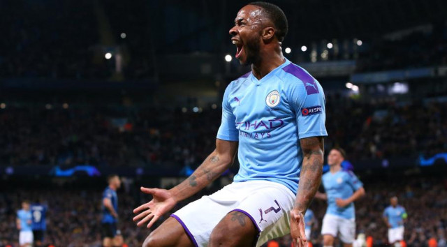 winger hit an 11 minute treble in the second half against atalanta after providing the assists for sergio aguero photo afp winger hit an 11 minute treble in the second half against atalanta after providing the assists for sergio aguero photo afp