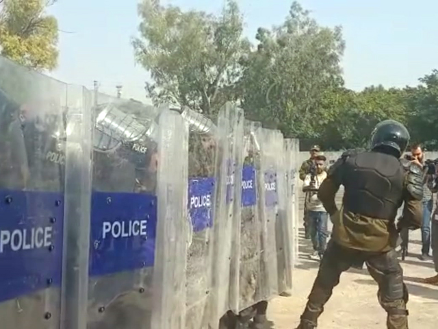 ant riots force carries out water cannon teargas shelling and baton charge drills in rawalpindi photo express