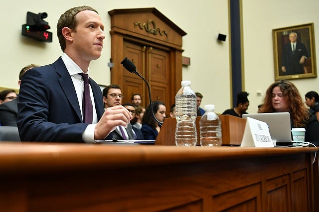 facebook chairman and ceo mark zuckerberg testifies before the house financial services committee on quot an examination of facebook and its impact on the financial services and housing sectors quot in the rayburn house office building in washington dc on october 23 2019 photo afp facebook chairman and ceo mark zuckerberg testifies before the house financial services committee on quot an examination of facebook and its impact on the financial services and housing sectors quot in the rayburn house office building in washington dc on october 23 2019 photo afp