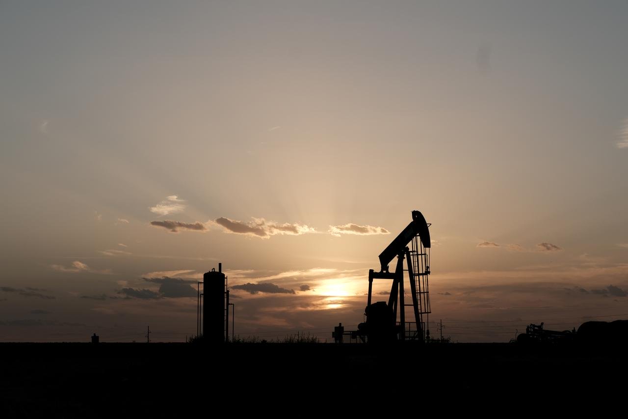 earlier market was supported by surprise drop in us crude stocks photo reuters