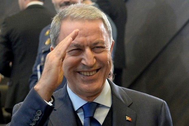 turkey 039 s defence minister hulusi akar attends the nato defence ministers meeting at the alliance headquarters in brussels photo reuters file turkey 039 s defence minister hulusi akar attends the nato defence ministers meeting at the alliance headquarters in brussels photo reuters file