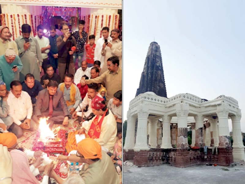 religious festivities are expected to take place in shawala teja singh temple 72 years after it was closed down photos express